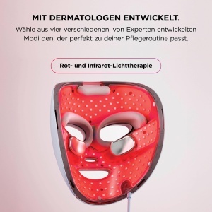 Masca LED pentru fata Shark CryoGlow, racire oculara, anti-aging, culoare mov - Img 2