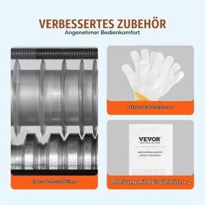 Masina de Abisolat VEVOR BXJDD60, 60W, 7 Canale, ghidaje metalice - Img 6