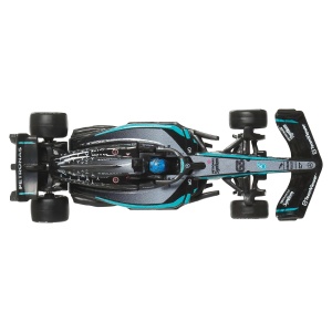 Masina de curse Hot Wheels Premium Mercedes-AMG F1, 164, 2 modele George Russell si Kimi Antonelli - Img 3