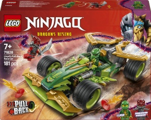 Masina de curse LEGO Ninjago Lloyds Actionflitzer 71828, 181 piese, cu minifigurine