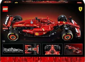 Masina de curse LEGO Technic Ferrari SF-24 F1 - Model de masina pentru adulti - Set de colectie de Formula 1 - Motor transmisie directie si DRS V6 la  - Img 12