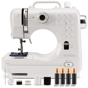 Masina de cusut Bomann NM 6063 CB, 12 tipuri de cusaturi, LED, 2 viteze