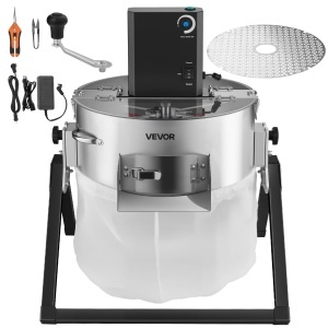 Masina de Erat VEVOR V-BT-ZD-16-EU, 2-in-1 Manuala Electrica, 370 mm, Inox - Img 1