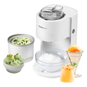 Masina de facut inghetata Cuisinart Cool Combo 1,4 L, 2-in-1, alba