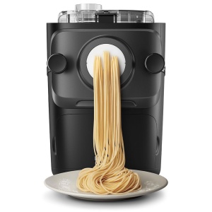 Masina de Facut Paste Philips 7000 Serie HR266593, Capacitate 8 Portii, Negru