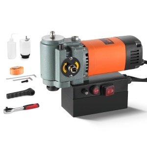 Masina de gaurit cu magnet VEVOR 1300W, portabila, racire si protectie la suprasarcina, portocalie