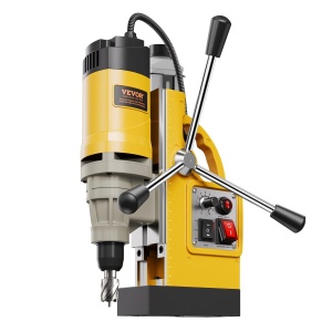 Masina de gaurit magnetica VEVOR 1400W 50mm galben viteza variabila - Img 9