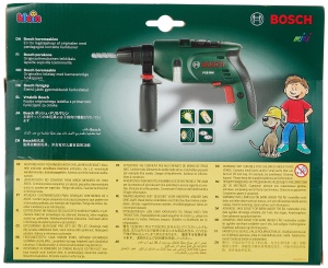 Masina de gaurit pentru copii Theo Klein Bosch, cu efecte sonore si luminoase, 28.5 cm - Img 3
