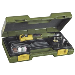 Masina de gaurit si frezat Proxxon MICROMOT 230E, 60W, 6000-22000min, cu 34 unelte