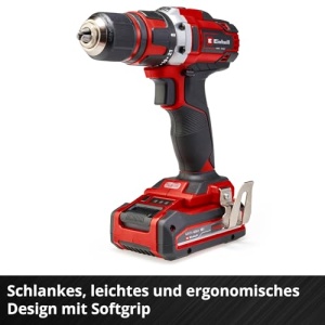 Masina de gaurit si insurubat cu acumulator Einhell TE-CD 18/40 Li-Solo Power X-Change (litiu-ion, 18 V, cuplu maxim de 40 Nm pe 21 de trepte, cutie de viteze cu 2 trepte pentru gaurire + insurubare, electronica de viteza, lumina LED) - Img 5