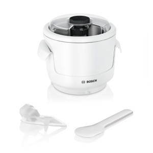 Masina de inghetata Bosch MUZ9EB1, 550 ml, accesorii pentru robot de bucatarie OptiMUM, usor de montat