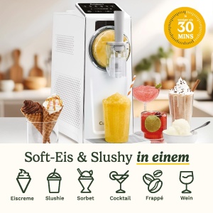 Masina de inghetata si bauturi reci Cuisinart Frost Fusion, 1.6 L, 6 programe, functie de auto-curatare - Img 2
