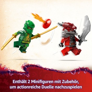 Masina de Jucarie LEGO NINJAGO Lloyds Actionflitzer 71828 cu 2 Minifiguri pentru Copii - Img 4