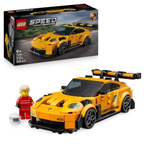 Masina de Jucarie LEGO Speed Champions Porsche 911 GT3 RS, 348 piese, cu Minifigurina