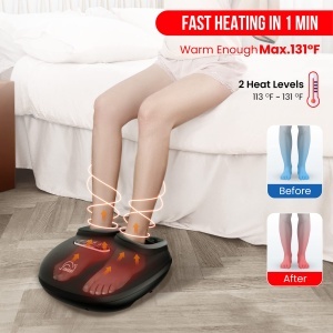 Masina de Masaj pentru Picioare Snailax cu Functie de Calorifer si Vibratie - Img 3