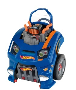 Masina de Montaj Theo Klein 2822 Hot Wheels cu Functii de Reparare, 43x40x52.5 cm