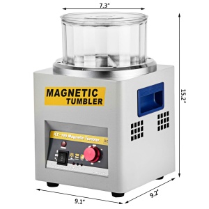 Masina de Polisat Magnetica VEVOR KT-185, 180 mm, 2000 Umin, Capacitate 3 kg - Img 2