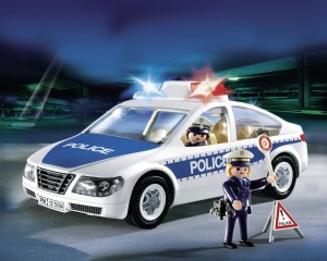 Masina de Politie Playmobil 5184 cu Blinklicht, 4 locuri, cu accesorii - Img 2