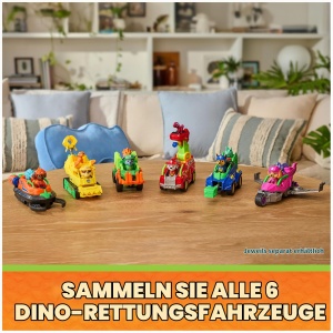 Masina de Pompieri Dino PAW PATROL Marshall cu Figurina, 20 cm, 2 Proiectile - Img 6