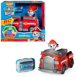 Masina de pompieri radiocomandata PAW PATROL Marshall, 2.4 GHz, pentru copii de la 3 ani