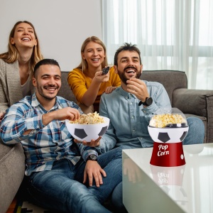 Masina de Popcorn BEPER P101CUD053, Design Fotbal, Rapid, Fara Ulei - Img 4