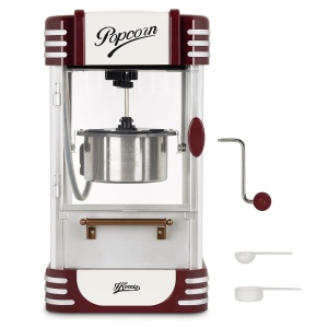 Masina de Popcorn H.Koenig POP330, Capacitate 50g, Putere 360W, Design Retro - Img 4