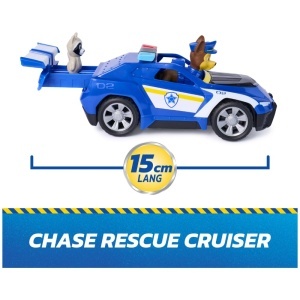 Masina de salvare PAW PATROL Chase cu figurine, 15 cm, cu mecanism de retragere - Img 2