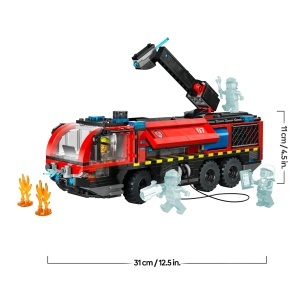 Masina de Stingere LEGO City 60499 - 691 Piese, 4 Minifigurine, 360 Brat Mobil - Img 8