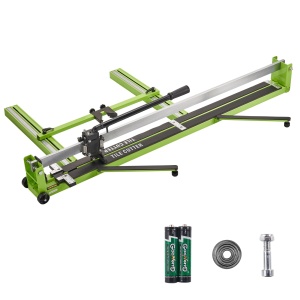Masina de taiat gresie VEVOR 1200 mm, din otel, cu laser si roata de taiere suplimentara