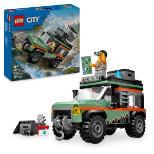 Masina de Teren LEGO City Offroad Gelandewagen 60447, 221 piese, cu Minifigurina