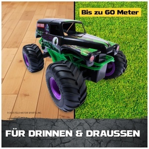 Masina de teren radiocomandata Grave Digger 115, 2,4 GHz, pentru interior si exterior - Img 7