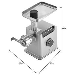 Masina de tocat carne WMF Profi Plus 350W Functie revers Kebbe si accesorii pentru carnati - Img 15