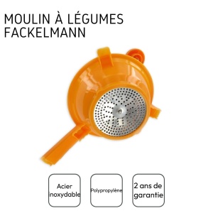 Masina de tocat legume Fackelmann 2764150, 19 cm, 3 site interschimbabile - Img 5
