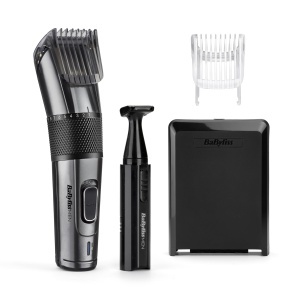 Masina de tuns BaByliss E978E Carbon Titanium 26 lungimi de taiere argintiu-negru
