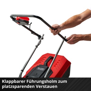 Masina de tuns iarba Einhell GE-CM 1830, acumulator 18V, 30cm, 25L - Img 8