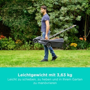 Masina de tuns iarba electrica BLACKDECKER BEMW351, 1000W, latime 32 cm, 35L cos - Img 7