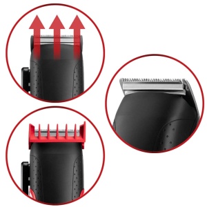 Masina de tuns Remington HC500 Lame autoascutitoare Fade Combs - Img 4