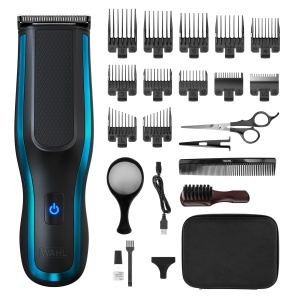 Masina de tuns WAHL Self Clip 360, fara fir, 10 piepteni atasabili, autonomie 150 min, negru