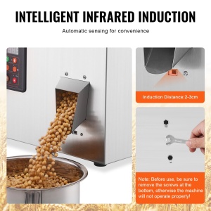 Masina de umplere VEVOR F-100-V2 Automata 1-100 g Inox pentru Pulberi si Particule - Img 5