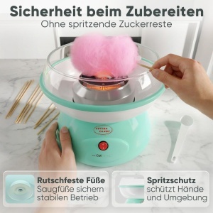 Masina de Zahar Cotomata Clatronic ZWM 3478, 500W, cu 10 Betisoare si Spritzschutz - Img 6
