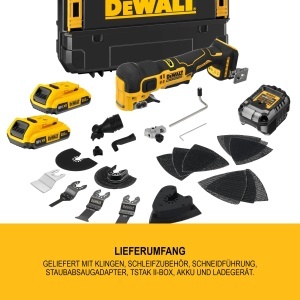 Masina multifunctionala oscilanta DeWalt 18V XR DCS358D2-QW 2Ah - Img 6