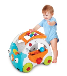 Masinuta de Activitate Infantino 3-in-1, Multicolora, pentru Bebei - Img 3