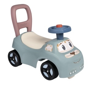 Masinuta de impins Little Smoby cu spatiu de depozitare, volan cu claxon, pentru copii de la 10 luni