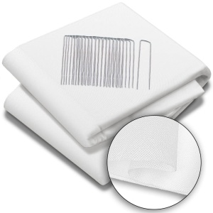 Material de protectie pentru plante VOUNOT, 1,5m x 20m, 50gm, cu 20 ancore