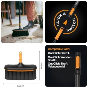 Matura multifunctionala Fiskars OneClick, 390 g, negruportocalie, cod 1080701 - Img 2