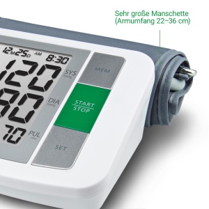 Medisana BU 510 Tensiometru pentru brat, tensiometru si ritm cardiac cu functie de memorie, scala de semafor, manseta de tensiune arteriala cu indicatie de batai neregulate ale inimii - Img 5