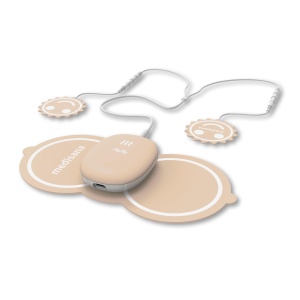 Medisana TT 250 Menstrual Pain Pad cu TENS & Heat, Dispozitiv de terapie a durerii TENS pentru dureri menstruale si dureri de endometrioza, cu functie de caldura si 2 electrozi suplimentari