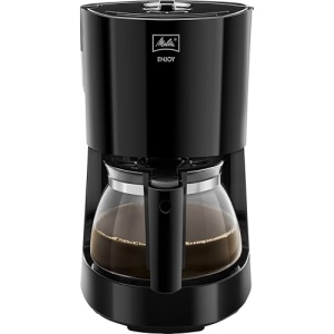Melitta Enjoy - Filtru de cafea - cu ulcior de sticla - Drip Stop - 10 cani - Negru (1017-02) - Img 2