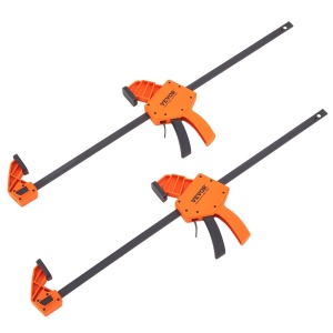 Menghina VEVOR F300-24, 609,6 mm, 136 kg, portocalie si neagra