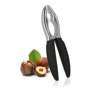 Metaltex 233715080 Nussknacker Zamac Negru cu Maner Antialunecare